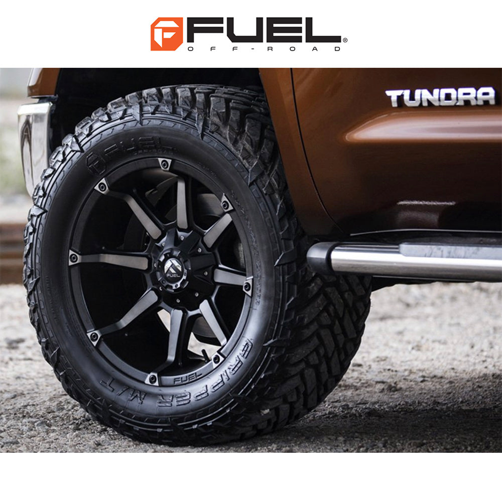トヨタ ランドクルーザー用 フューエル カプラー 20x9J ET 20 フロント、リア マットブラック ダブルダークティント ホイール４本セット　Fuel COUPLER 20X9 6X135/5.5 106.1 MBT +20 (消費税、送料込み)