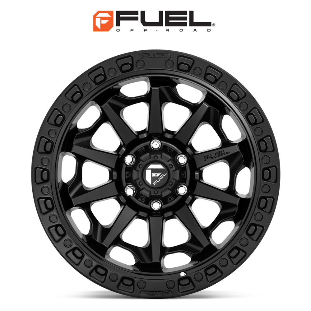 トヨタ ランドクルーザー用 フューエル カバート 18x9J ET 20 フロント、リア マットブラック ホイール４本セット　Fuel COVERT 18X9 6X5.5 106 BD +20 (消費税、送料込み)
