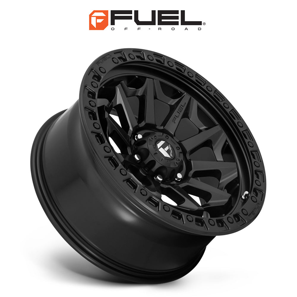 トヨタ ランドクルーザー用 フューエル カバート 18x9J ET 20 フロント、リア マットブラック ホイール４本セット　Fuel COVERT 18X9 6X5.5 106 BD +20 (消費税、送料込み)