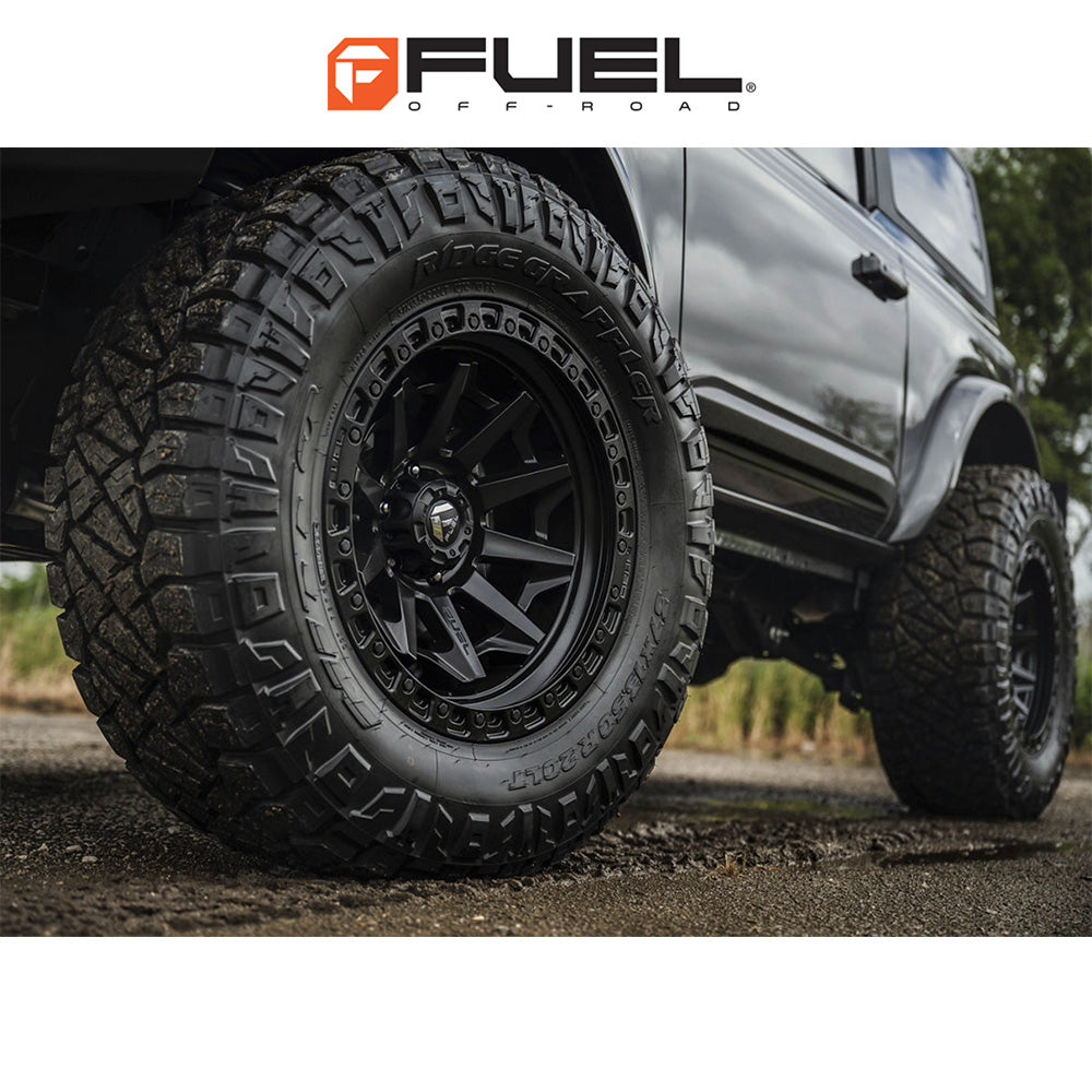 トヨタ ランドクルーザー用 フューエル カバート 18x9J ET 20 フロント、リア マットブラック ホイール４本セット　Fuel COVERT 18X9 6X5.5 106 BD +20 (消費税、送料込み)