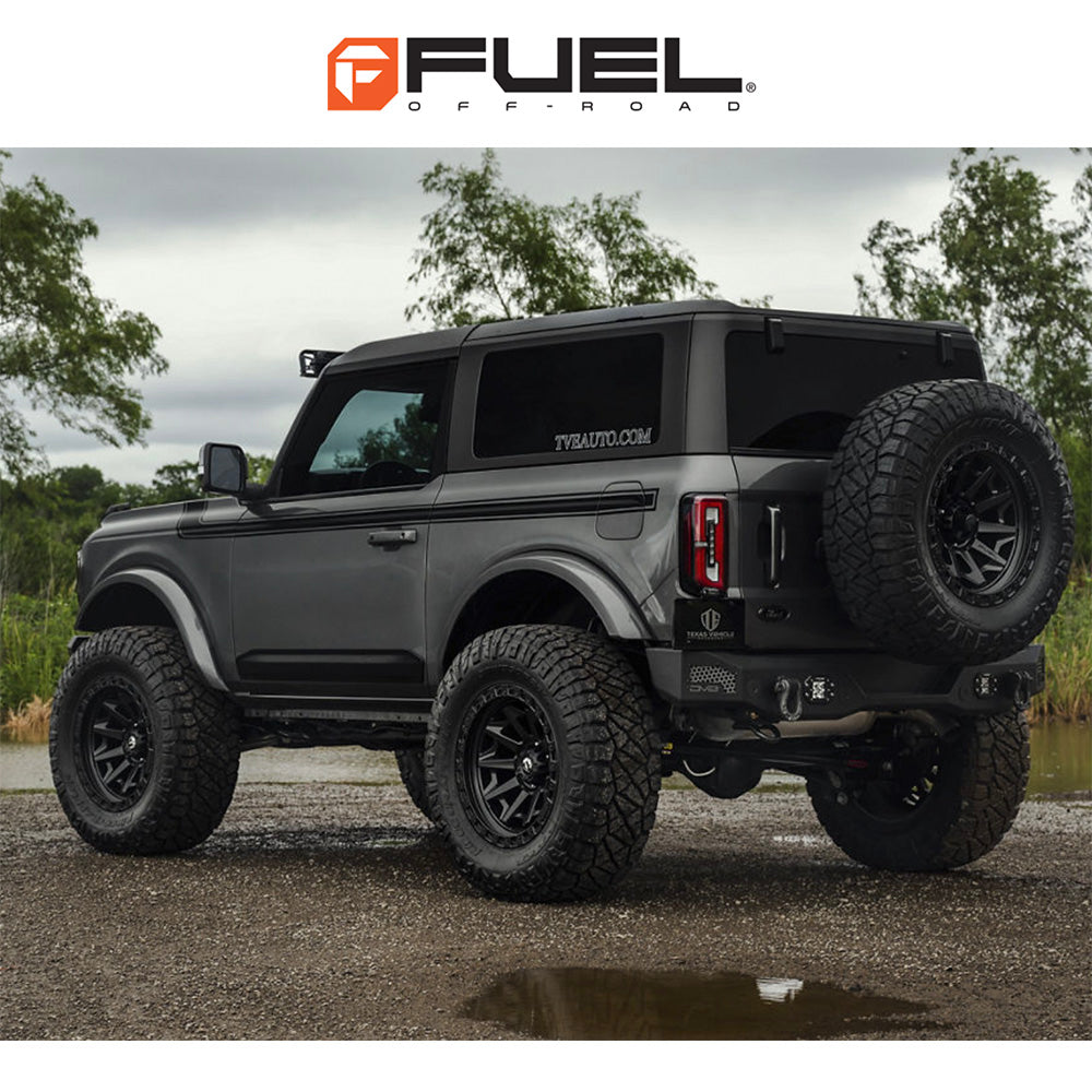 トヨタ ランドクルーザー用 フューエル カバート 18x9J ET 20 フロント、リア マットブラック ホイール４本セット　Fuel COVERT 18X9 6X5.5 106 BD +20 (消費税、送料込み)