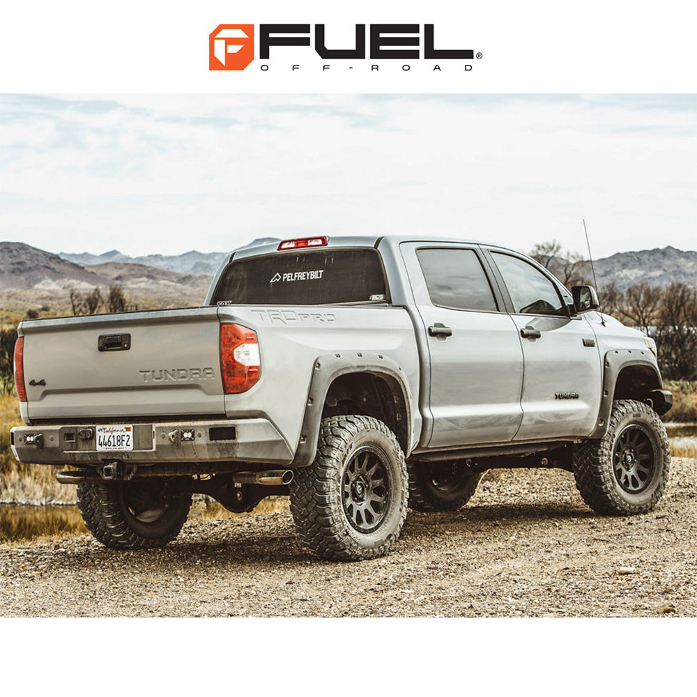トヨタ ランドクルーザー用 フューエル ベクター 18x9J ET 19 フロント、リア マットブラック ホイール４本セット　Fuel VECTOR 18X9 6X5.5 106.1 BD +19 (消費税、送料込み)