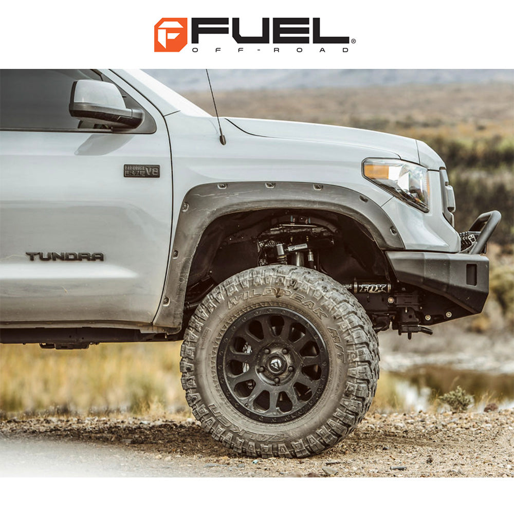 トヨタ ランドクルーザー用 フューエル ベクター 18x9J ET 19 フロント、リア マットブラック ホイール４本セット　Fuel VECTOR 18X9 6X5.5 106.1 BD +19 (消費税、送料込み)