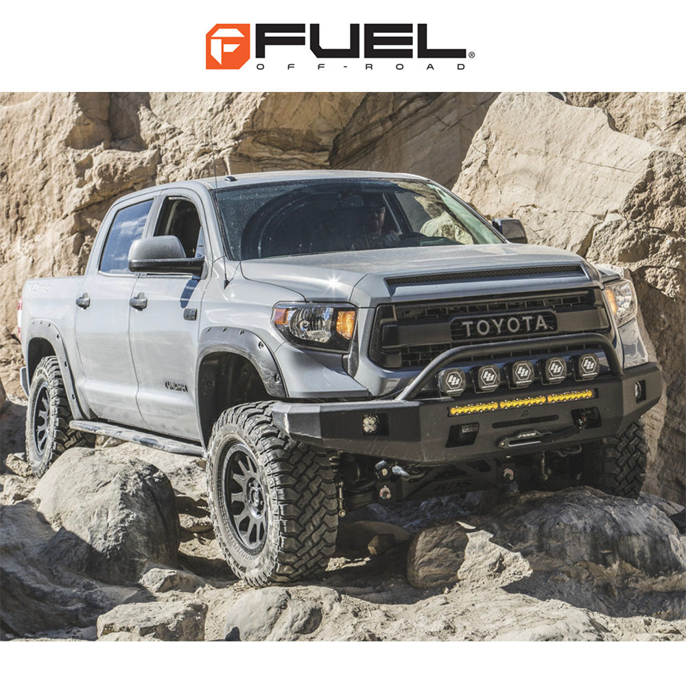 トヨタ ランドクルーザー用 フューエル ベクター 18x9J ET 19 フロント、リア マットブラック ホイール４本セット　Fuel VECTOR 18X9 6X5.5 106.1 BD +19 (消費税、送料込み)