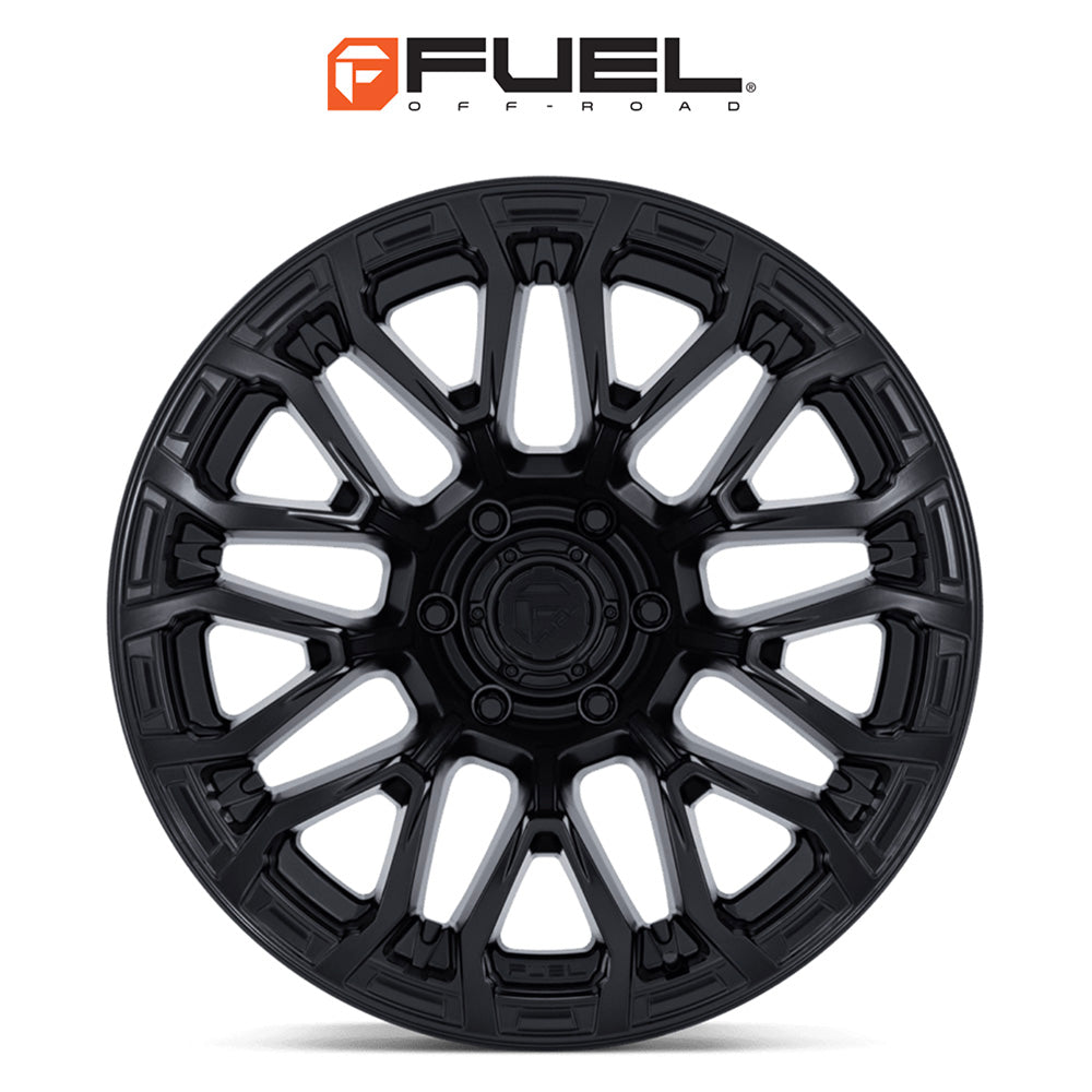 トヨタ ランドクルーザー用 フューエル チゼル 20x9J ET 19 フロント、リア ブラックアウト ホイール４本セット　Fuel CHISEL 20X9 6X5.5 106 +20 BLK-OUT (消費税、送料込み)