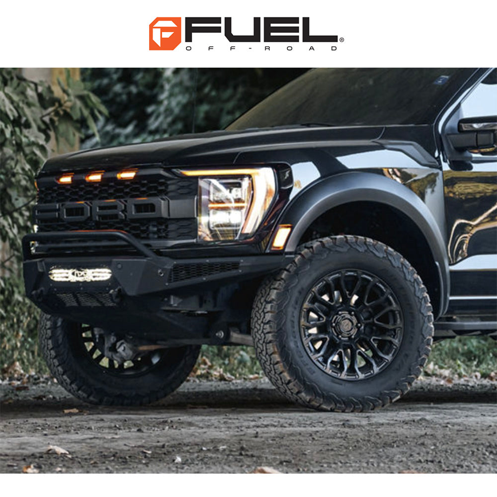 トヨタ ランドクルーザー用 フューエル チゼル 20x9J ET 19 フロント、リア ブラックアウト ホイール４本セット　Fuel CHISEL 20X9 6X5.5 106 +20 BLK-OUT (消費税、送料込み)