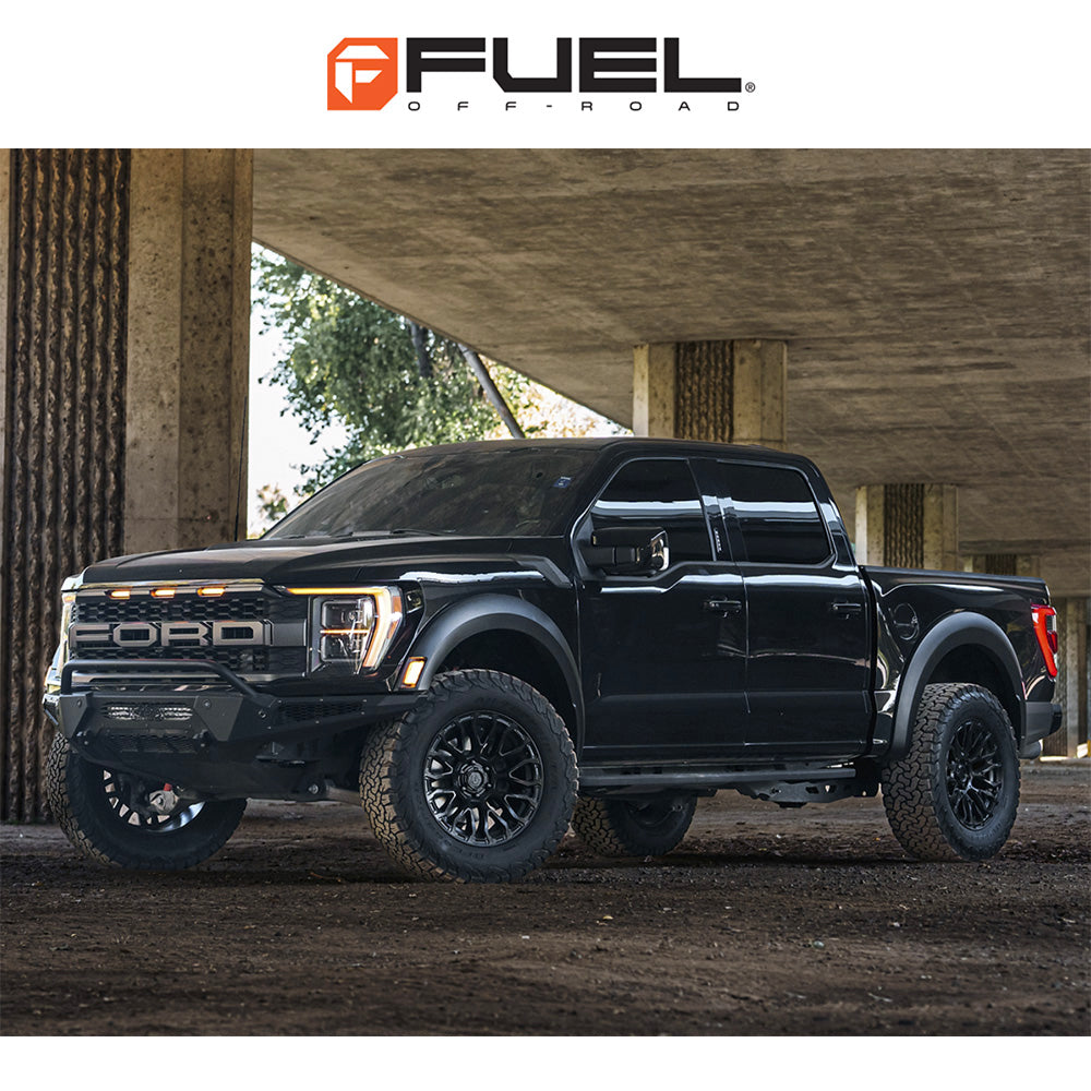 トヨタ ランドクルーザー用 フューエル チゼル 20x9J ET 19 フロント、リア ブラックアウト ホイール４本セット　Fuel CHISEL 20X9 6X5.5 106 +20 BLK-OUT (消費税、送料込み)