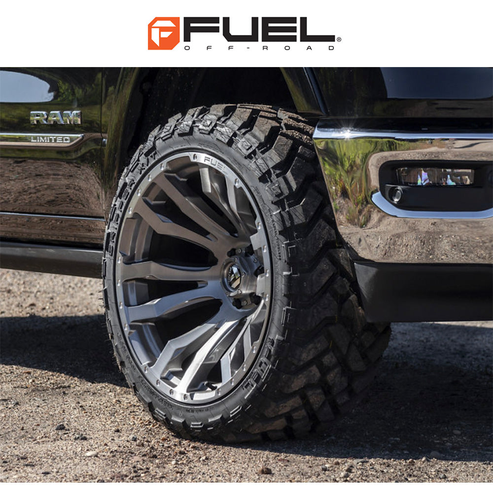 トヨタ ランドクルーザー用 フューエル ブリッツ 20x9J ET 20 フロント、リア プラチナム ホイール４本セット　Fuel BLITZ 20X9 6X5.5 GLRT 106 +20 (消費税、送料込み)