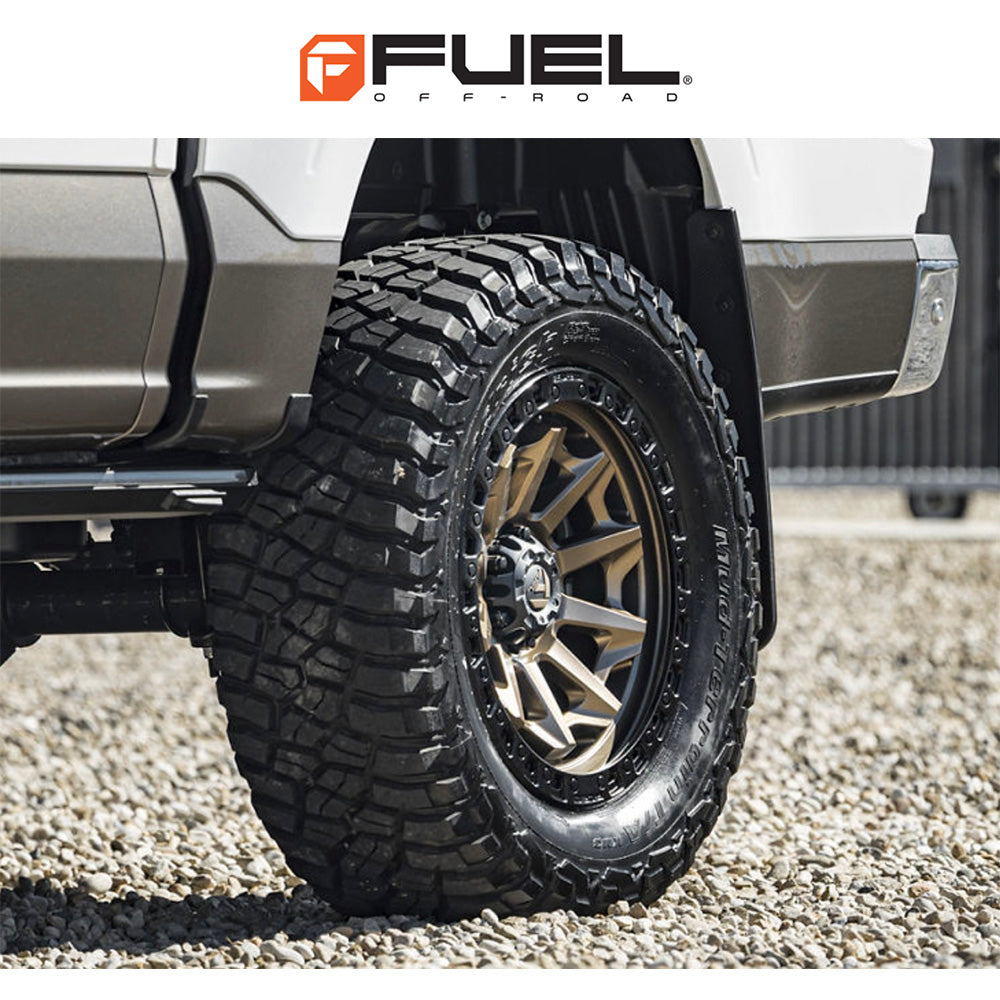 トヨタ ランドクルーザー用 フューエル カバート 18x9J ET 20 フロント、リア マットブロンズブラックビーズリング ホイール４本セット　Fuel COVERT 18X9 6X5.5 106 ZDB +20 (消費税、送料込み)