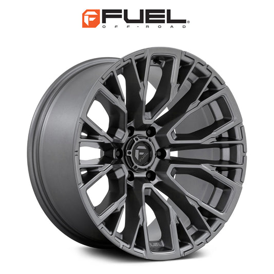 トヨタ ランドクルーザー用 フューエル リーバー 20x9J ET 20 フロント、リア マットガンメタル ホイール４本セット　Fuel REBAR 20X9 6X5.5 106 GD +20 (消費税、送料込み)