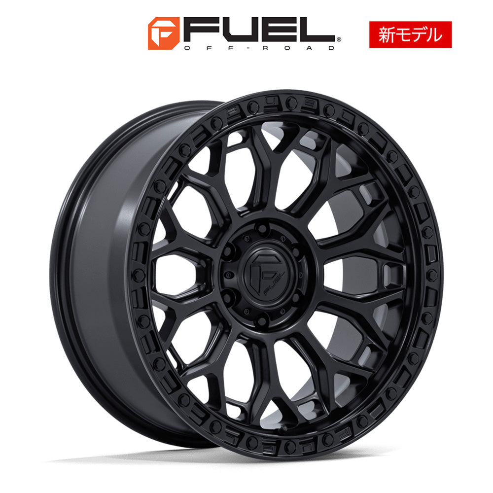 トヨタ ランドクルーザー用 フューエル タロン 20x9J ET 20 フロント、リア ブラックアウト ホイール４本セット　Fuel TALON 20X9 6X5.5 106 +20 BLK-OUT (消費税、送料込み)