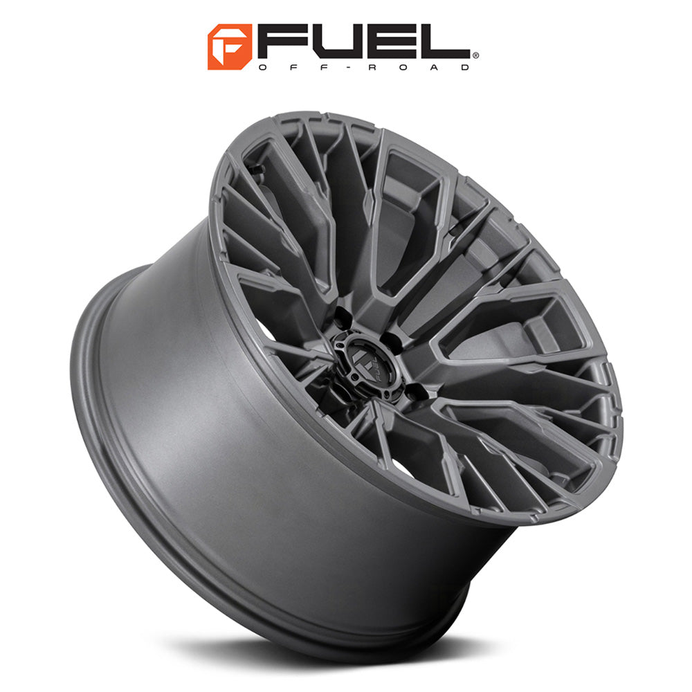 トヨタ ランドクルーザー用 フューエル リーバー 20x9J ET 20 フロント、リア マットガンメタル ホイール４本セット　Fuel REBAR 20X9 6X5.5 106 GD +20 (消費税、送料込み)