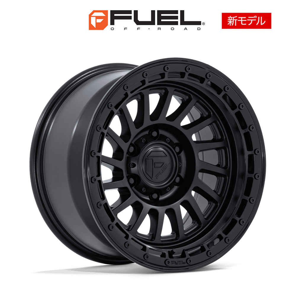 トヨタ ランドクルーザー用 フューエル ハボック 20x9J ET 20 フロント、リア マットブラックグロスブラックリップ ホイール４本セット　Fuel HAVOC 20X9 6X5.5 106 +20 M-BLK-GB-LP (消費税、送料込み)