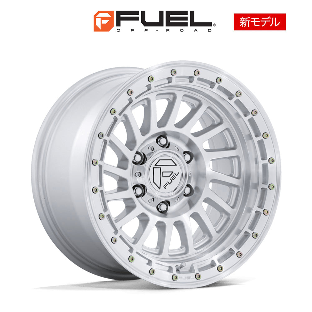 トヨタ ランドクルーザー用 フューエル ハボック 20x9J ET 20 フロント、リア グロスシルバーマシンドフェイス ホイール４本セット　Fuel HAVOC 20X9 6X5.5 106 +20 G-SLV-MCH (消費税、送料込み)
