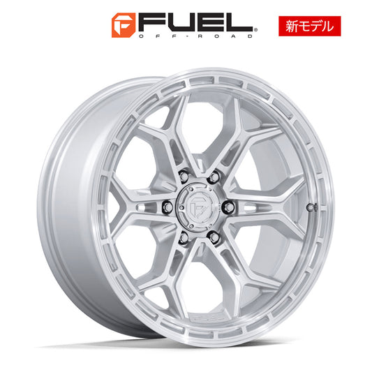 トヨタ ランドクルーザー用 フューエル ヒーゼン 20x9J ET 20 フロント、リア グロスシルバーマシンドフェイス ホイール４本セット　Fuel HEATHEN 20X9 6X5.5 106 +20 G-SLV-MCH (消費税、送料込み)
