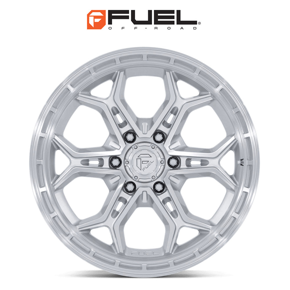 トヨタ ランドクルーザー用 フューエル ヒーゼン 20x9J ET 20 フロント、リア グロスシルバーマシンドフェイス ホイール４本セット　Fuel HEATHEN 20X9 6X5.5 106 +20 G-SLV-MCH (消費税、送料込み)