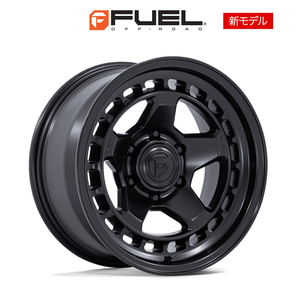 トヨタ ランドクルーザー用 フューエル コア 17x8.5J ET 25 フロント、リア マットブラック フローフォームホイール４本セット　Fuel CORE 17X8.5 6X5.5 106 +25 M-BLK (消費税、送料込み)