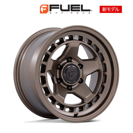 トヨタ ランドクルーザー用 フューエル コア 17x8.5J ET 25 フロント、リア マットブロンズ フローフォームホイール４本セット　Fuel CORE 17X8.5 6X5.5 106 +25 M-BRNZ (消費税、送料込み)