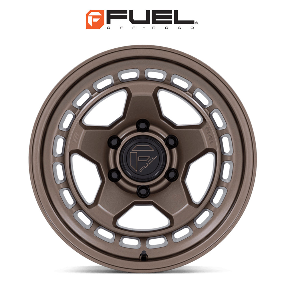 トヨタ ランドクルーザー用 フューエル コア 17x8.5J ET 25 フロント、リア マットブロンズ フローフォームホイール４本セット　Fuel CORE 17X8.5 6X5.5 106 +25 M-BRNZ (消費税、送料込み)
