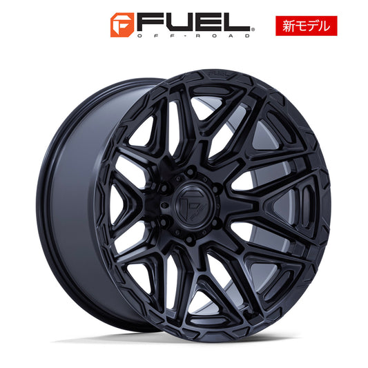 トヨタ ランドクルーザー用 フューエル インジェクター 20x9J ET 20 フロント、リア マットブラック ホイール４本セット　Fuel INJECTOR 20X9 6X5.5 106 +20 M-BLK (消費税、送料込み)
