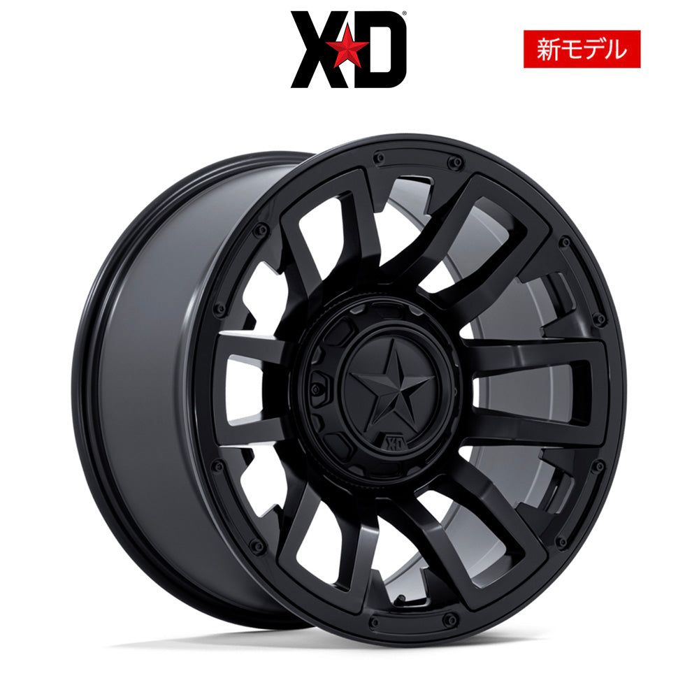 トヨタ ランドクルーザー用 XD コロッサス 20x9J ET 20 フロント、リア マットブラック ホイール４本セット　XD COLOSSUS 20X9 6X135/5.5 106 +20 M-BLK (消費税、送料込み)