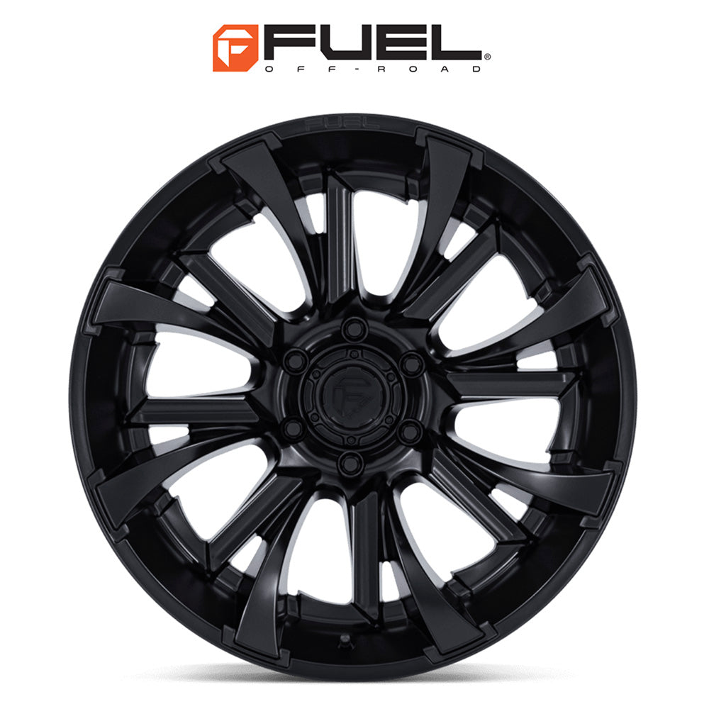 トヨタ ランドクルーザー用 フューエル タントラム 20x9J ET 20 フロント、リア マットブラック ホイール４本セット　Fuel TANTRUM 20X9 6X5.5 106 +20 M-BLK (消費税、送料込み)