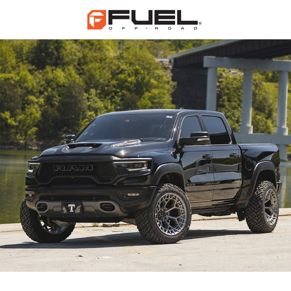 トヨタ ランドクルーザー用  フューエル チャージャー 20x9J ET 20 フロント、リア プラチナム ホイール４本セット　Fuel CHARGER 20X9 6X5.5 106 +20 PLTNM (消費税、送料込み)