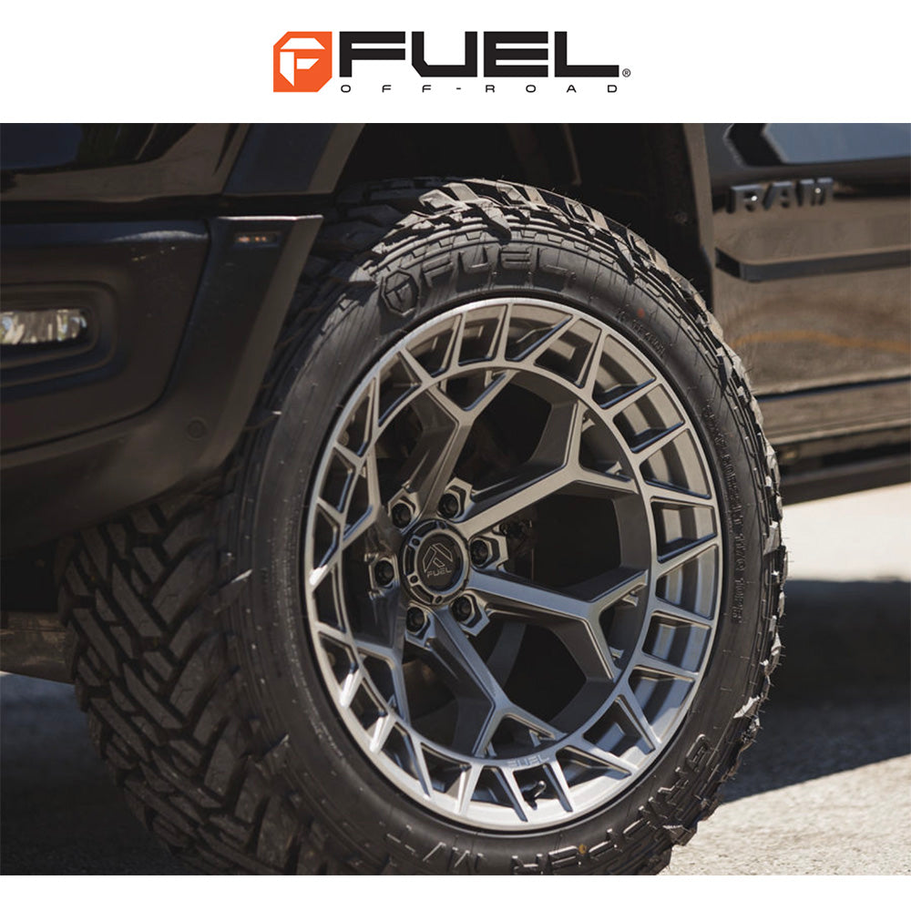 トヨタ ランドクルーザー用  フューエル チャージャー 20x9J ET 20 フロント、リア プラチナム ホイール４本セット　Fuel CHARGER 20X9 6X5.5 106 +20 PLTNM (消費税、送料込み)
