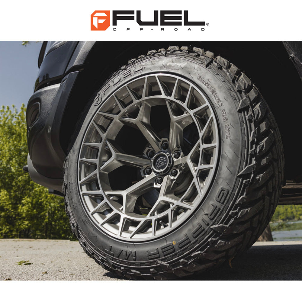 トヨタ ランドクルーザー用  フューエル チャージャー 20x9J ET 20 フロント、リア プラチナム ホイール４本セット　Fuel CHARGER 20X9 6X5.5 106 +20 PLTNM (消費税、送料込み)
