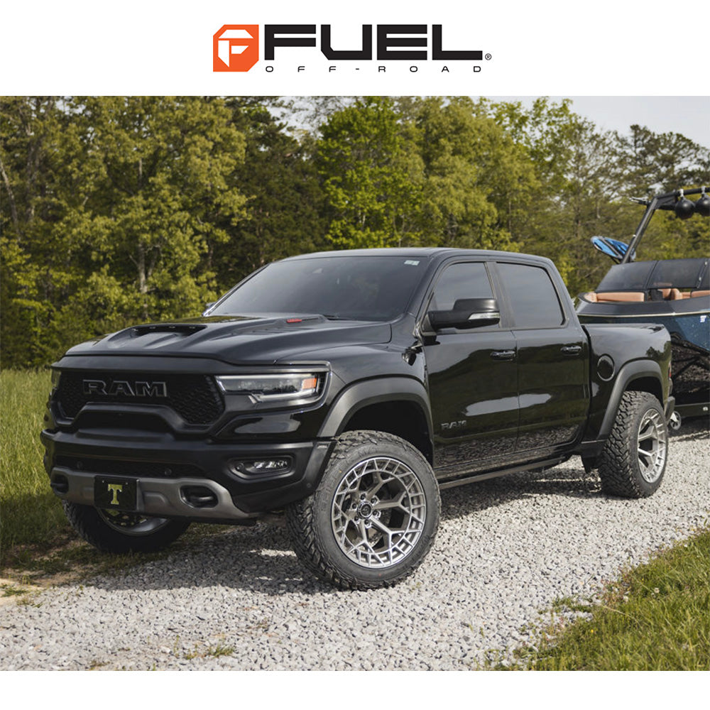 トヨタ ランドクルーザー用  フューエル チャージャー 20x9J ET 20 フロント、リア プラチナム ホイール４本セット　Fuel CHARGER 20X9 6X5.5 106 +20 PLTNM (消費税、送料込み)