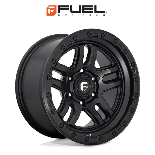 トヨタ ランドクルーザー用 フューエル アモ 18x9J ET 20 フロント、リア マットブラック ホイール４本セット　Fuel AMMO 18X9 6X139.7 BD 5.8 106.1 +20 (消費税、送料込み)