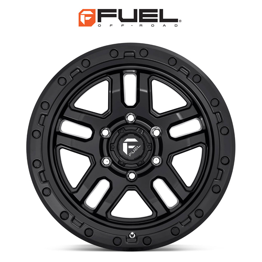 トヨタ ランドクルーザー用 フューエル アモ 18x9J ET 20 フロント、リア マットブラック ホイール４本セット　Fuel AMMO 18X9 6X139.7 BD 5.8 106.1 +20 (消費税、送料込み)
