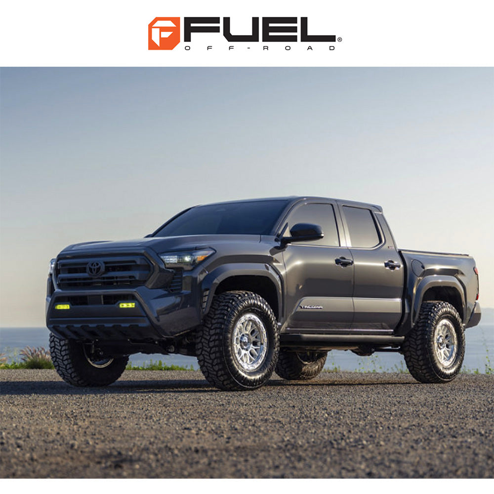 トヨタ ランドクルーザー用 フューエル サージ 18x9J ET 20 フロント、リア グロスシルバー(マシニング加工済みフェイス) ホイール４本セット　Fuel SURGE 18X9 6X5.5 106 +20 G-SLV-MCH (消費税、送料込み)