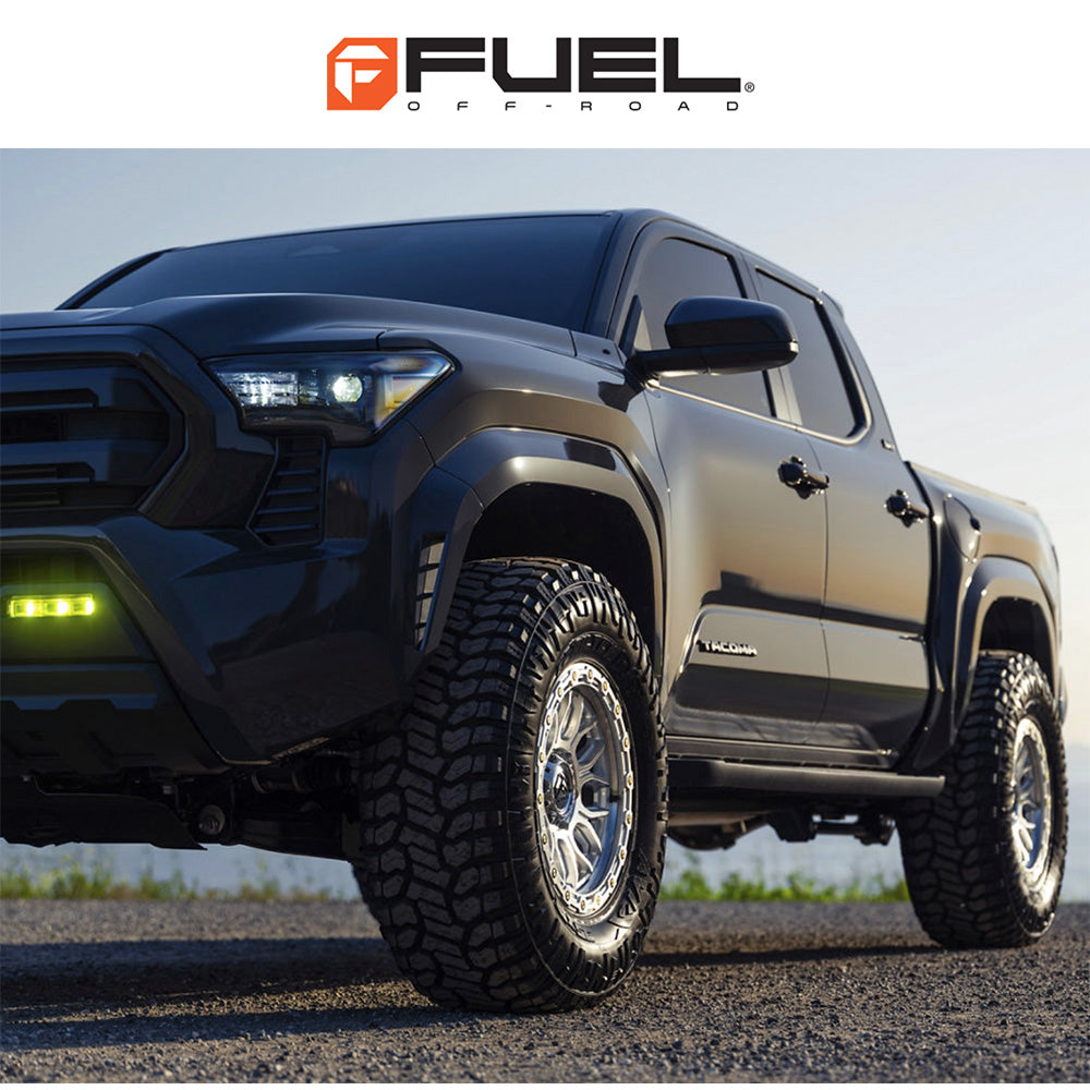 トヨタ ランドクルーザー用 フューエル サージ 18x9J ET 20 フロント、リア グロスシルバー(マシニング加工済みフェイス) ホイール４本セット　Fuel SURGE 18X9 6X5.5 106 +20 G-SLV-MCH (消費税、送料込み)
