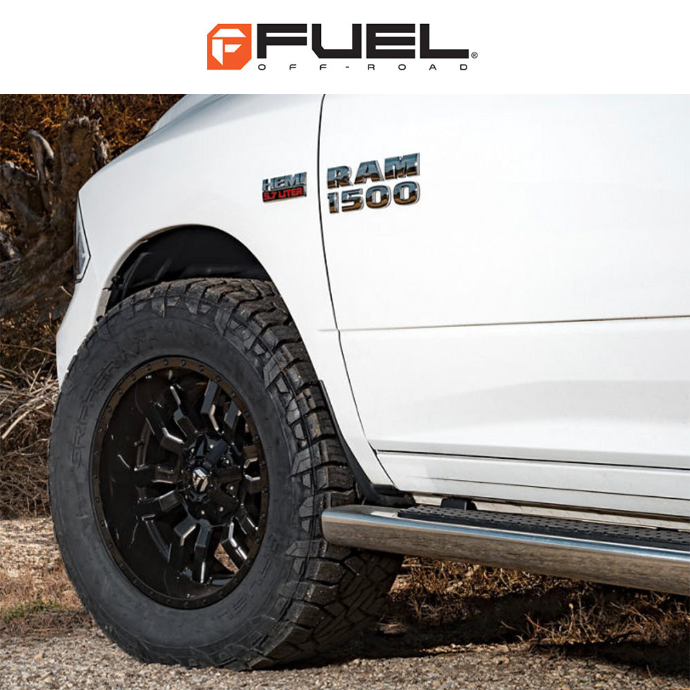 トヨタ ランドクルーザー用 フューエル スレッジ 20x9J ET 19 フロント、リア グロスブラックミルド ホイール４本セット　Fuel SLEDGE 20X9 6X135/5.5 106.1 NBL +19 (消費税、送料込み)