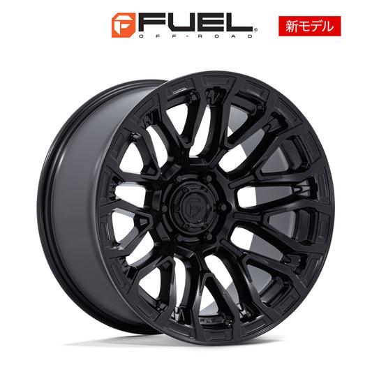 トヨタ ランドクルーザー用 フューエル チゼル 20x9J ET 19 フロント、リア ブラックアウト ホイール４本セット　Fuel CHISEL 20X9 6X5.5 106 +20 BLK-OUT (消費税、送料込み)