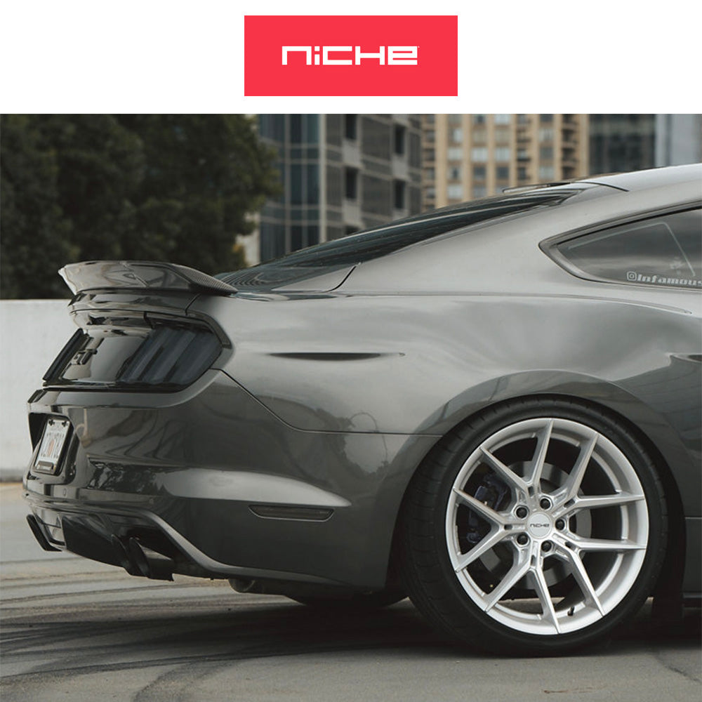 ホンダ シビック　タイプＲ(Honda Civic Type-R)用 ニッチ プロディジー５ 19x8.5J ET 25 フロント&リア シルバーマシンドフェイス ホイール４本セット Niche PRODIGY 5 19X8.5 5X120 72 +25 SLV-MCH (送料無料)