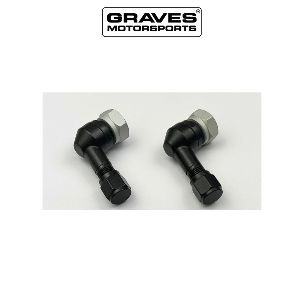 2025年式以降 ヤマハ YZF-R9用 グレイブス モータースポーツ製アルミ製スポーツバイクバルブステム２個セット　Graves Motorsports Graves Aluminum Sport Bike Valve Stems (消費税、送料込み)
