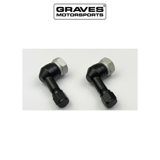 2025年式以降 ヤマハ YZF-R9用 グレイブス モータースポーツ製アルミ製スポーツバイクバルブステム２個セット　Graves Motorsports Graves Aluminum Sport Bike Valve Stems (消費税、送料込み)