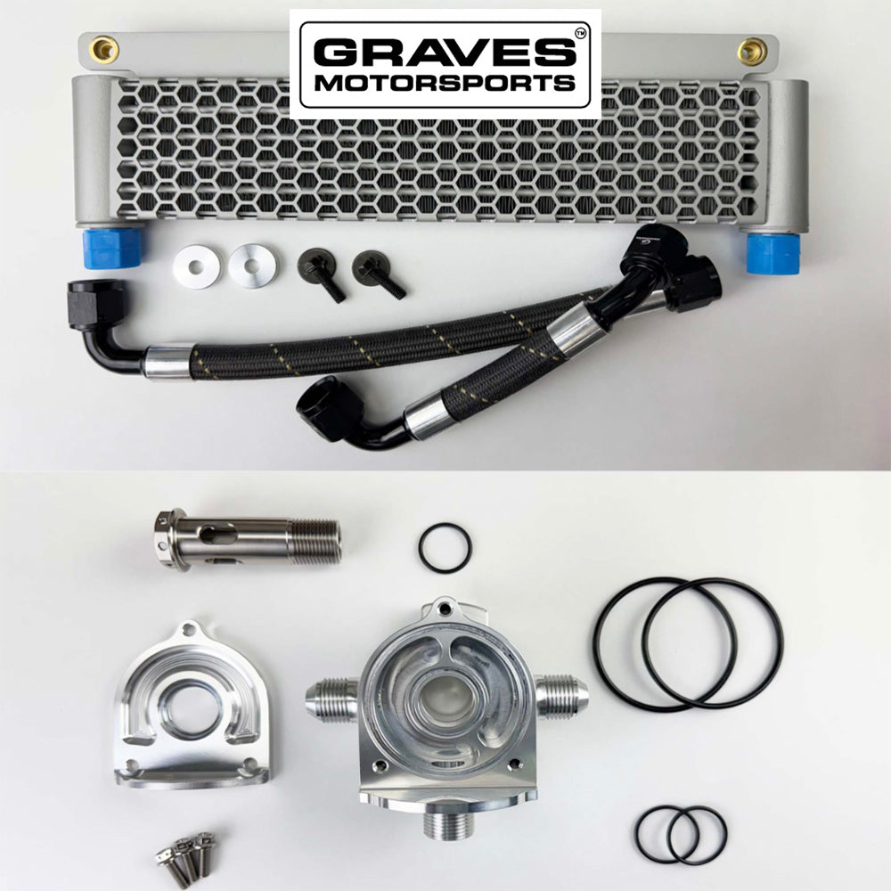 カワサキ Ｎｉｎｊａ ＺＸ－４ＲＲ用 グレイブス モータースポーツ製オイルクーラーキット　Kawasaki ZX-4RR ZX-4R Oil Cooler Kit (消費税、送料込み)