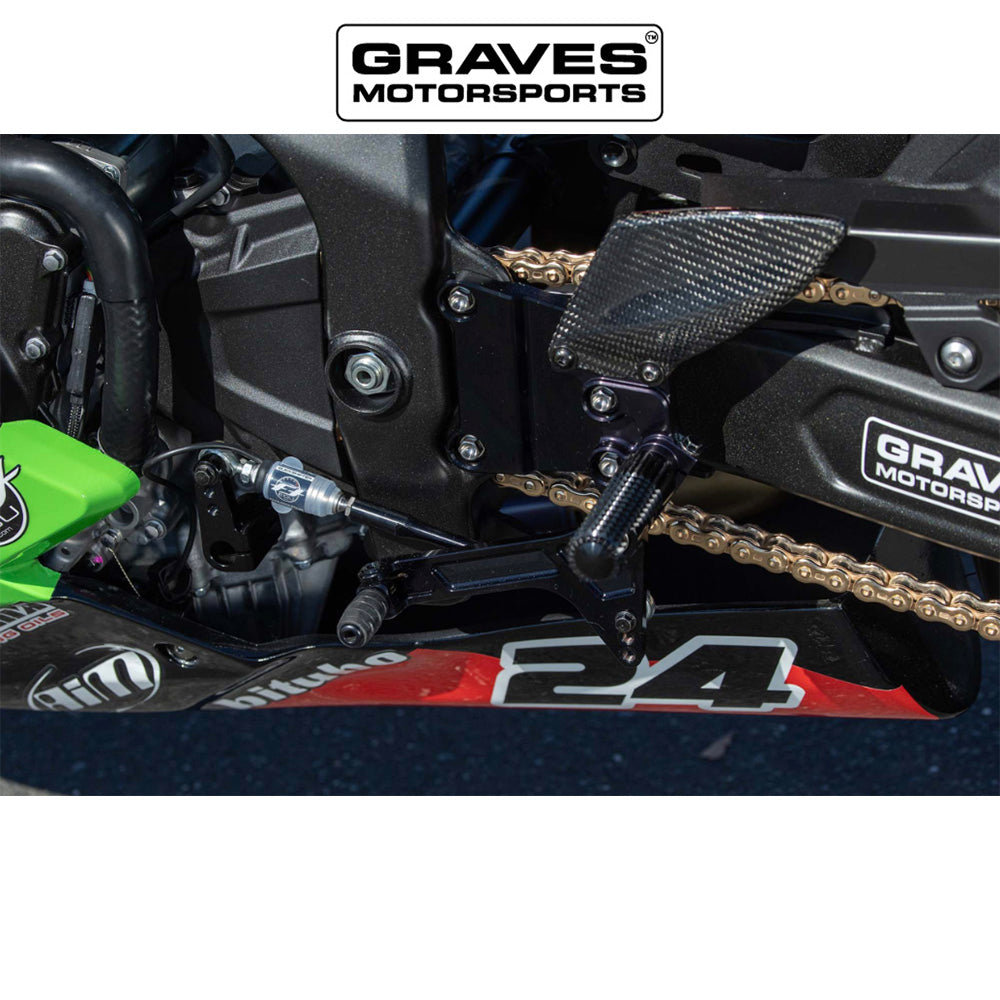 カワサキ Ｎｉｎｊａ ＺＸ－４ＲＲ用 グレイブス モータースポーツ製調整式リアセット　Kawasaki ZX-4RR / ZX-4R Adjustable Rearsets (消費税、送料込み)カワサキ Ｎｉｎｊａ ＺＸ－４ＲＲ用 グレイブス モータースポーツ製調整式リアセット　Kawasaki ZX-4RR / ZX-4R Adjustable Rearsets (消費税、送料込み)