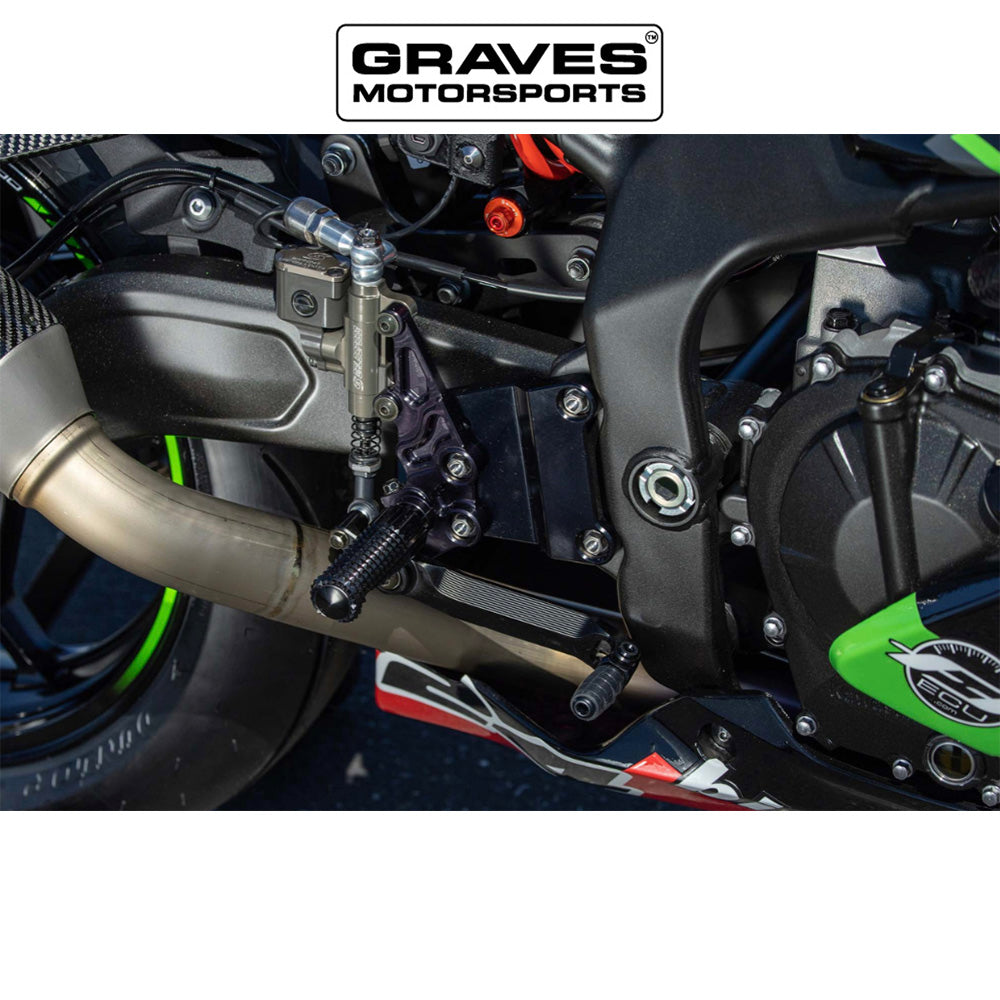 カワサキ Ｎｉｎｊａ ＺＸ－４ＲＲ用 グレイブス モータースポーツ製調整式リアセット　Kawasaki ZX-4RR / ZX-4R Adjustable Rearsets (消費税、送料込み)カワサキ Ｎｉｎｊａ ＺＸ－４ＲＲ用 グレイブス モータースポーツ製調整式リアセット　Kawasaki ZX-4RR / ZX-4R Adjustable Rearsets (消費税、送料込み)