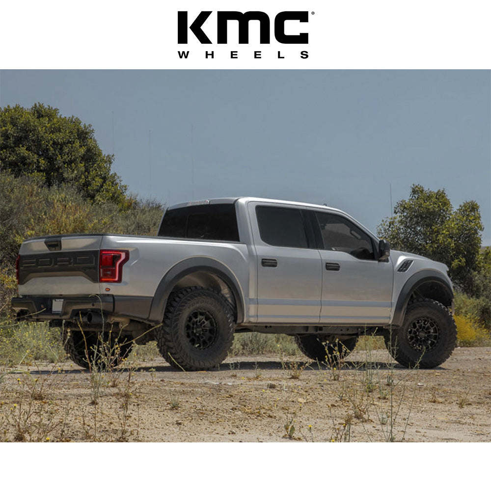 トヨタ ランドクルーザー用 KMC サミット 17x8.5J ET 18 フロント、リア サテンブラック グレーティント ホイール４本セット　KMC KM718 17X8.5 6X5.5 S-BLK GTCC 18MM (消費税、送料込み)