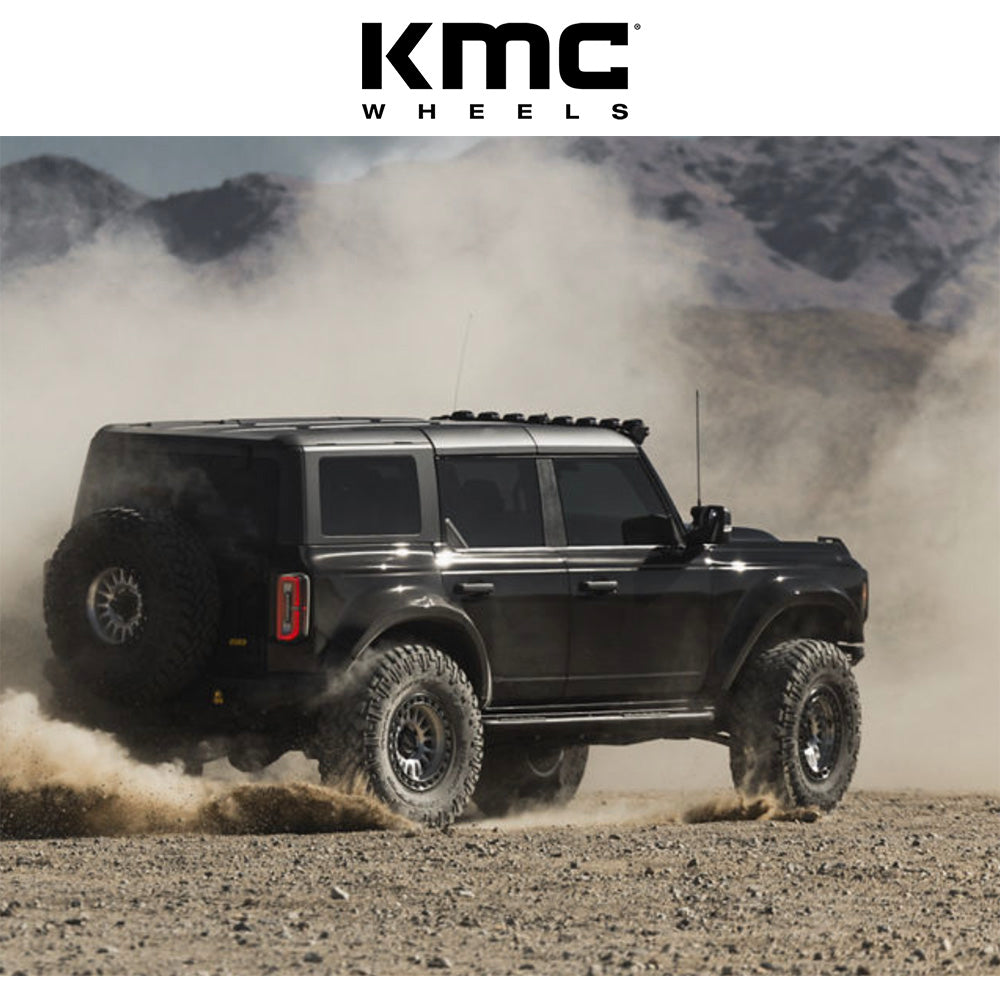 トヨタ ランドクルーザー用 KMC IMS 18x9J ET 30 フロント、リア マシン加工マットブラックリップ ホイール４本セット　KMC IMS 18X9 6X5.5 106 +30 MACH-BLK-LP (消費税、送料込み)