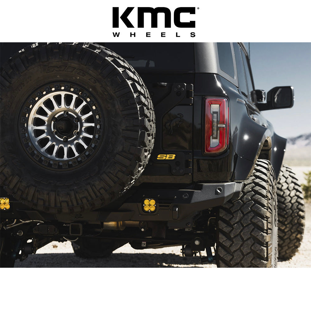 トヨタ ランドクルーザー用 KMC IMS 18x9J ET 30 フロント、リア マシン加工マットブラックリップ ホイール４本セット　KMC IMS 18X9 6X5.5 106 +30 MACH-BLK-LP (消費税、送料込み)