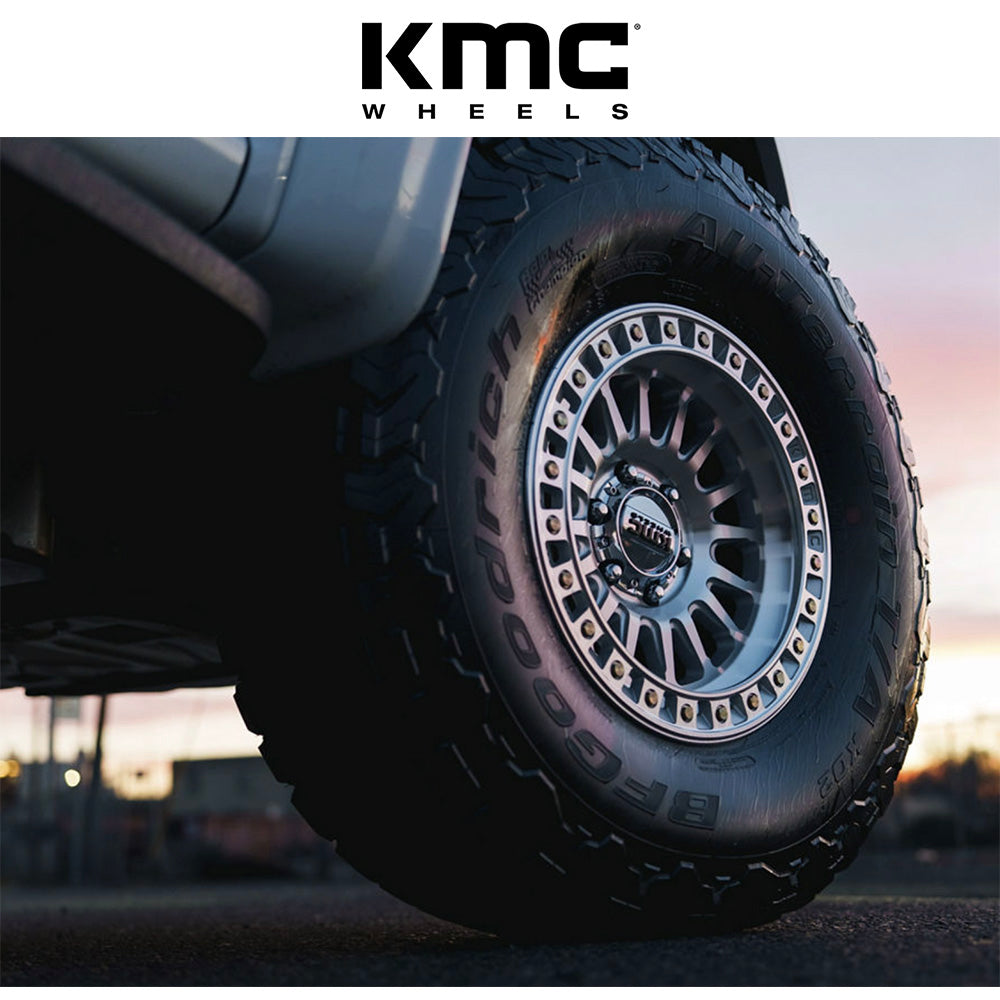 トヨタ ランドクルーザー用 KMC IMS 18x9J ET 30 フロント、リア グロスシルバーマシンドフェイス ホイール４本セット　KMC IMS 18X9 6X5.5 106 +30 G-SLV MACH-FC (消費税、送料込み)