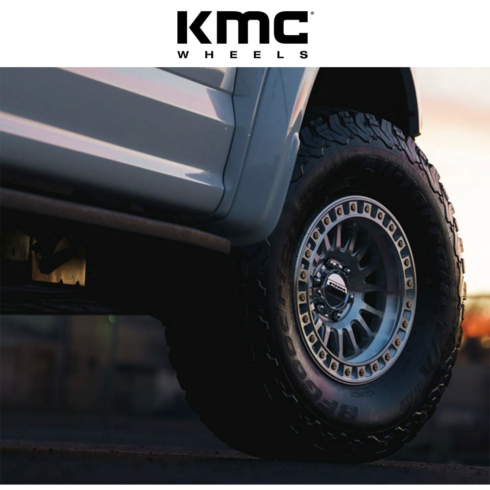 トヨタ ランドクルーザー用 KMC IMS 18x9J ET 30 フロント、リア グロスシルバーマシンドフェイス ホイール４本セット　KMC IMS 18X9 6X5.5 106 +30 G-SLV MACH-FC (消費税、送料込み)