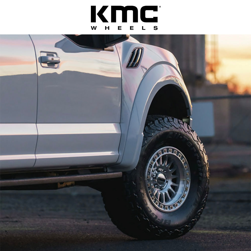 トヨタ ランドクルーザー用 KMC IMS 18x9J ET 30 フロント、リア グロスシルバーマシンドフェイス ホイール４本セット　KMC IMS 18X9 6X5.5 106 +30 G-SLV MACH-FC (消費税、送料込み)
