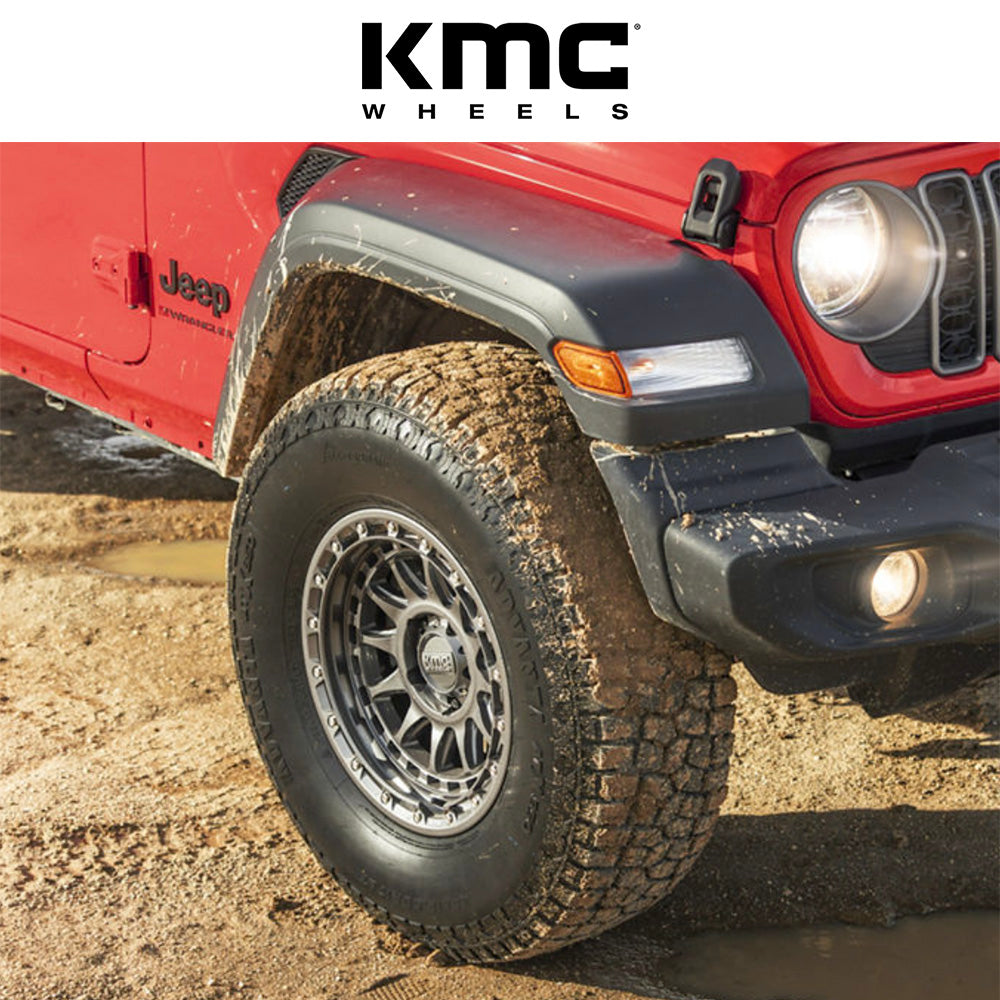 トヨタ ランドクルーザー用 KMC クラクス 17x8.5J ET 25 フロント、リア グロスガンメタル ホイール４本セット　KMC CRUX 17X8.5 6X5.5 106 +25 G-GNMTL (消費税、送料込み)