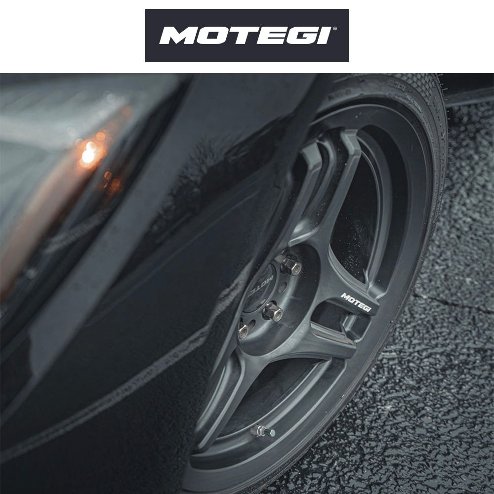 日産フェアレディＺ用 モテギ レーシング コジン 18x9.5J ET 25 フロント&リア マットブラック フローフォーミング・アルミニウムホイール４本セット (消費税、送料込み)